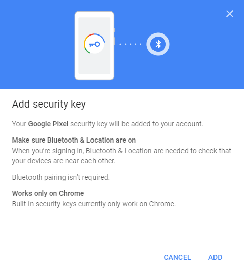 Make sure Bluetooth & Location are on, works only in Chrome, for now