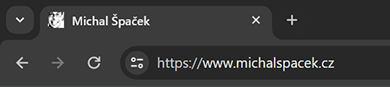HTTPS stránky v Chrome 117: žádný zámeček, místo toho něj je ikona Tune