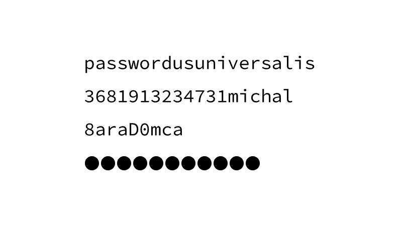 Uncracked passwords