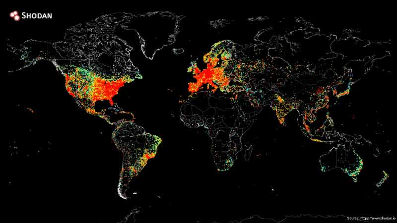 A map of the Internet
