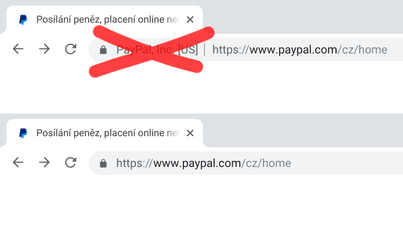 Šedý zámeček na PayPalu