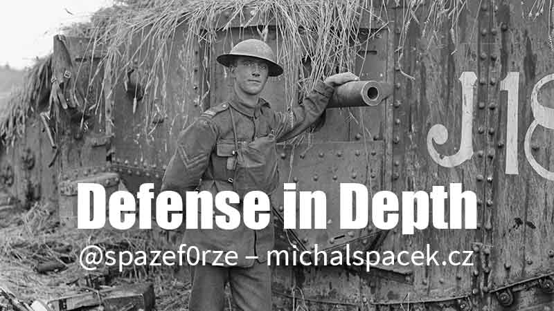 Defense in Depth (fotografie Q 9248 ze sbírek Imperial War Museums)