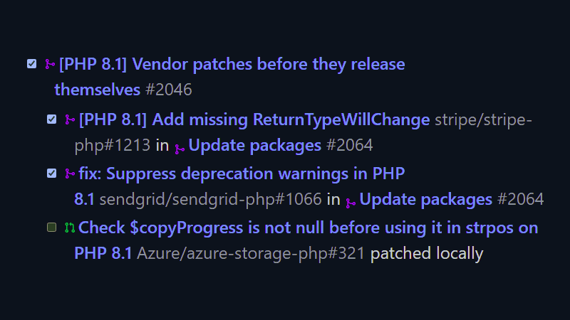 [PHP 8.1] Vendor patches before they release themselves: stripe/stripe-php#1213, sendgrid/sendgrid-php#1066, Azure/azure-storage-php#321
