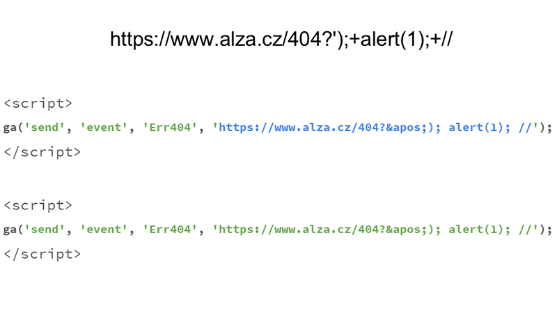Oprava chyby na Alza.cz