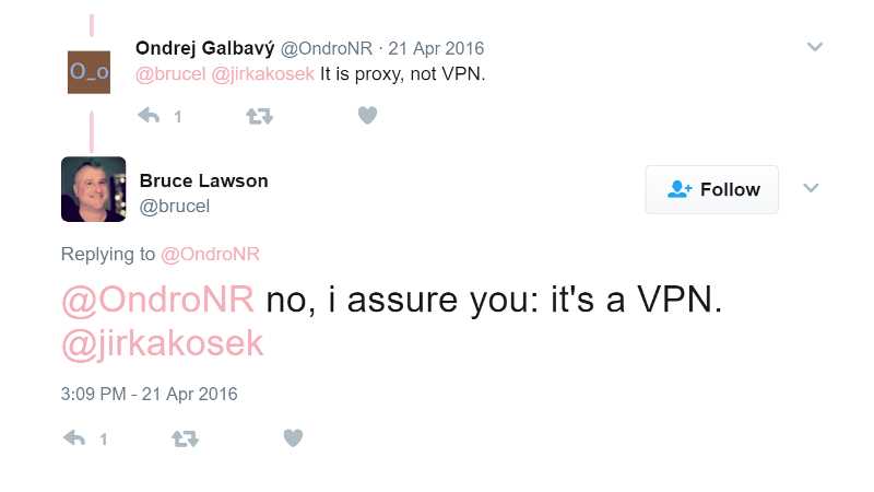 No, I assure you: it's a VPN.