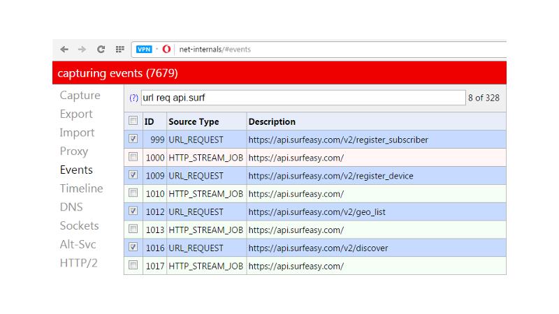 chrome://net-internals/#events: https://api.surfeasy.com/v2/...