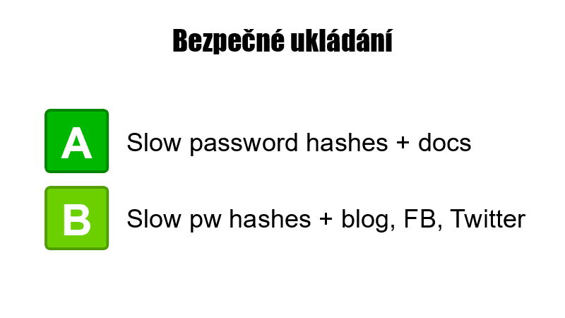 Bezpečné ukládání