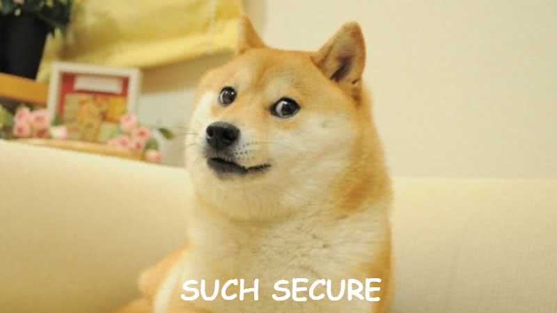 Such secure doge, wow