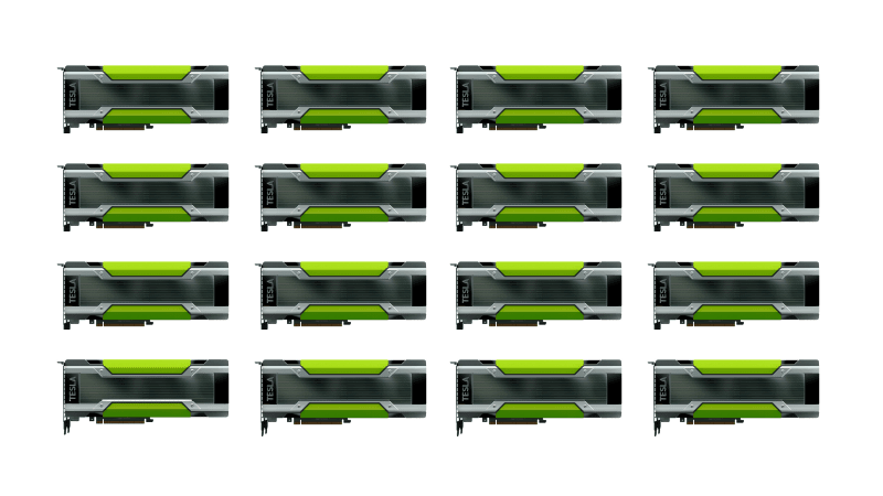 16× NVIDIA Tesla K80 GPU